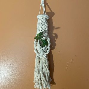 Handmade macramé plant hanger